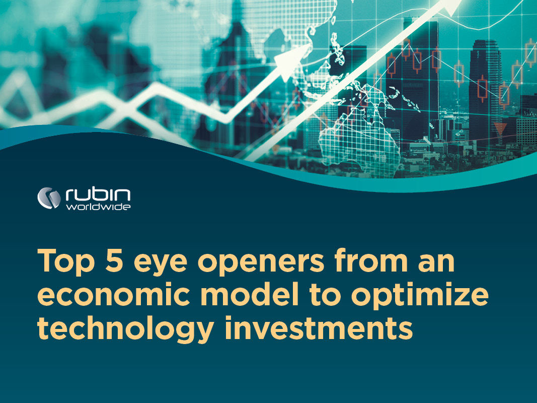 Infographic: Top 5 eye openers for an economic model to optimize technology investments
