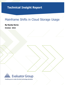 EG Broadcom - Mainframe Environments use of Cloud Storage Research_TNI